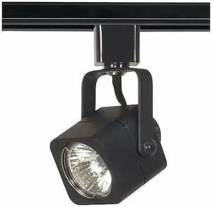 NUVO TH313 1-Light, MR16, 120V Track Head, Square, Black Finish