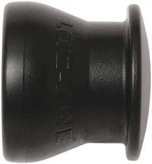 LOC-LINE 59885-BLK End Cap, Black, 1/2", PK20