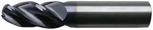 CLEVELAND C80116 4-Flute Carbide HP VI Ball Nose End Mill CTD CEM-V-4B-TA