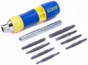 ESTWING 42453 19-In-1 Reversible Ratcheting MultiTool Screwdriver Bit Set