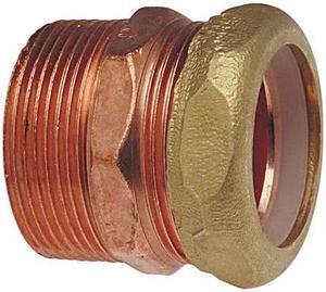 NIBCO 9047 11/2 1-1/2" NOM SJ x 1-1/2" MNPT Copper Adapter