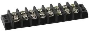 ZORO SELECT 6ZEF8 Terminal Strip,15A,8 Pole,300VAC