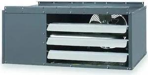 DAYTON 2RYU9A Gas Unit Heater, NG/LP, 60,000, 740 cfm, Direct, Propeller, 1/2 in