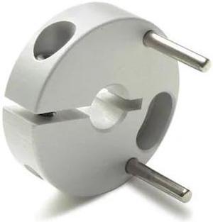 RULAND MCPTD25-6-A CntrlFlx Cplng Hub, Double, Bore 6mm, OD25.0mm,