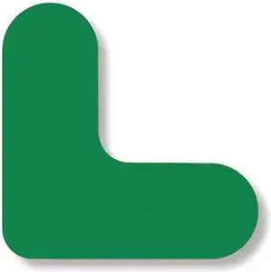 MIGHTY LINE MCORNERG Corner,Mini,Green,2" L x 3/4" W,PK108