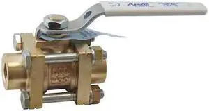 APOLLO VALVES 82LF10101 1/8" FNPT Bronze Ball Valve Inline