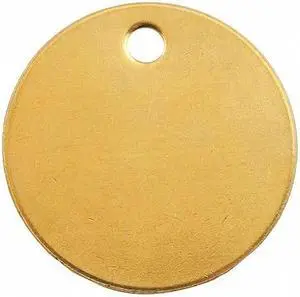 C.H. HANSON 1098B Blank Tag,1-1/2inHx1-1/2inW,PK100