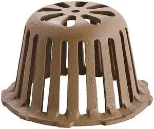JAY R. SMITH MANUFACTURING 1330CID Roof Drains Dome Strainer, Cast Iron,