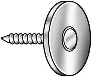 ZORO SELECT 4NFC8 Cap Nail,2 In L,PK2000