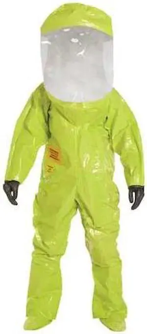 DUPONT TK586SLYMD000100 Encapsulated Suit, Training Suit, M, Tychem(R) 10000,