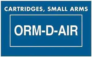TAPE LOGIC DL7031 Tape Logic® Labels, "Cartridges, Small Arms ORM-D-AIR", 1