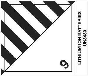 TAPE LOGIC DL519P2 Tape Logic® Labels, "Lithium Ion Batteries", 4" x 4 3/4",