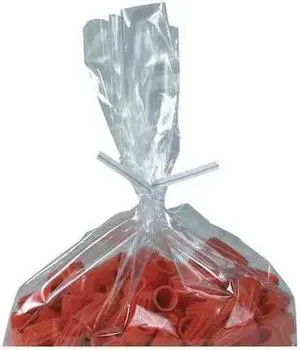 PARTNERS BRAND PLT9W Plastic Twist Ties, 9" x 5/32", White, PK2000