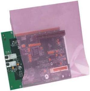 PARTNERS BRAND PBAS1270 Anti-Static Poly Bags, 20" x 24", 4 mil, Pink, 250 PK