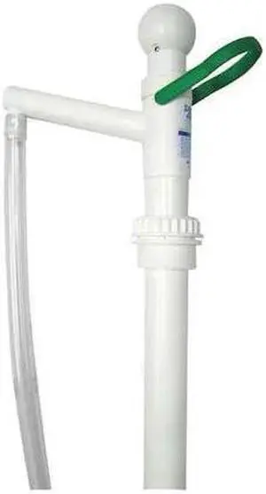 ACTION PUMP EZ-55G Food/Chemical Piston Pump,Green Handles