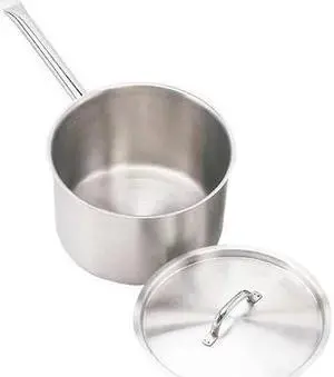 CRESTWARE SSPAN2WC Sauce Pan w/Cover,2 qt,8 In.,SS