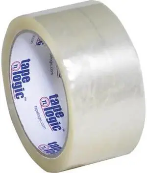 TAPE LOGIC T901700 Hot Melt Tape, Tan, 55 yds L, 36 PK