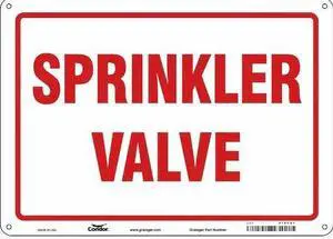 CONDOR 470C61 Safety Sign,14" W,10" H,0.032" Thickness