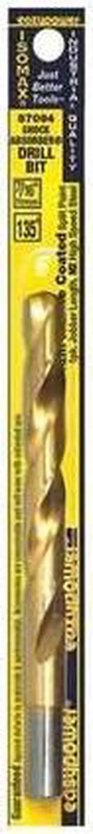 EAZYPOWER 87094 Titanium Drill Bit,7/16",135SP,M2 HSS