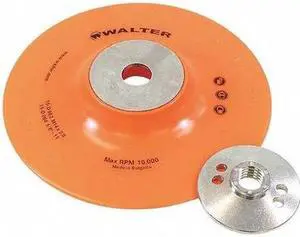 WALTER SURFACE TECHNOLOGIES 15D064 Backing Pads,6" X 5/8-11"