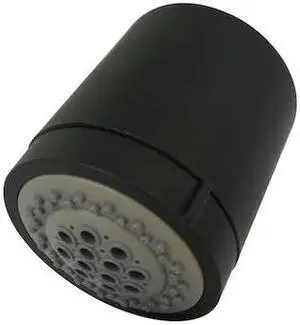 KINGSTON BRASS KX8610 Shower Head, Matte Black, Wall Mount