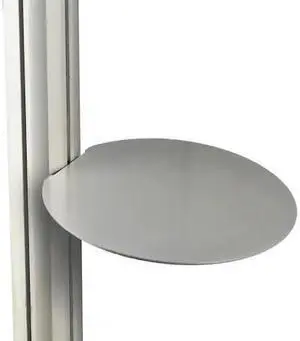 AZAR DISPLAYS 300277-SLV 10" Round Shelf for Sky Tower Unit