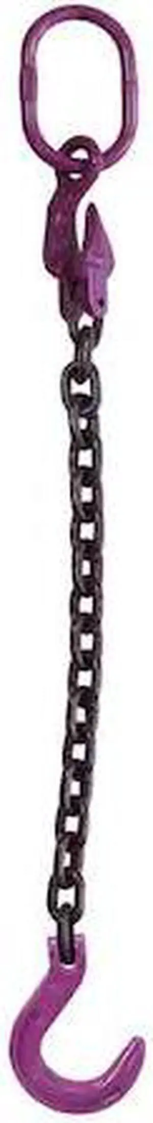 US CARGO CONTROL 38G100SOFA-5 3/8" x 5',Adjustable SingleLeg Chain Sling w/