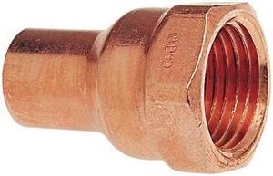 NIBCO 6032 1 1" NOM FTG x 1" FNPT Copper Adapter