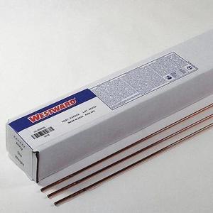 WESTWARD 23XM48 36'' TIG Welding Rod 5/32" Dia., AWS ER70S-2, 10 lb.