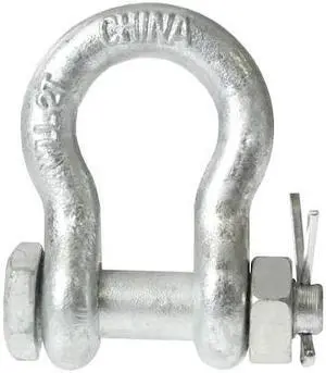 US CARGO CONTROL BTAS2 Anchor Shackle - Bolt Type - Import - 2" Steel - 35 Ton