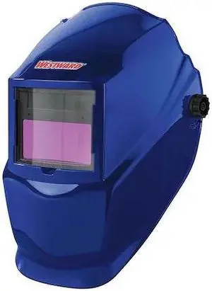 WESTWARD 22XX37 Auto Dark Welding Helmet, 10, Blue