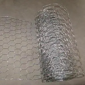ZORO SELECT 4LVF2 Poultry Netting, Height 24 In, 50 Ft.