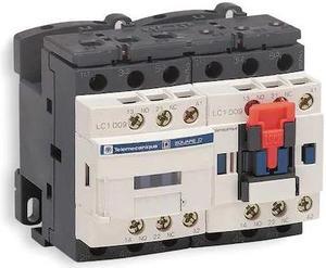 SCHNEIDER ELECTRIC LC2D09B7V IEC Magnetic Contactor, 3 Poles, 24 V AC, 9 A,