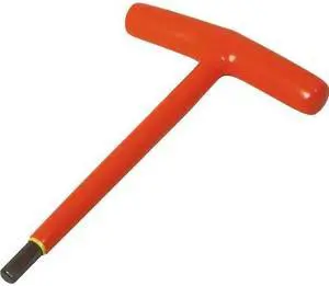 GRAY TOOLS 68620-I 5/16" S2 T-handle Hex Key, 1000V Insulated