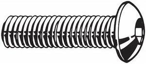 ZORO SELECT M07150.060.0016 M6-1.00 Socket Head Cap Screw, Button-Head, Black