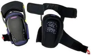 WESTWARD 5MZP8 Knee Pad, Swivel, Foam Pad, Plastic Cap, hook-and-loop Closure,