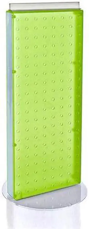 AZAR DISPLAYS 700509-GRE Non-Revolving 8"W x 20.75"H Pegboard Counter Display