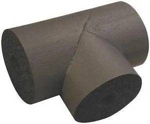 K-FLEX USA 801-T-048348 3-1/2" x 1-1/4" Elastomeric Tee Pipe Fitting