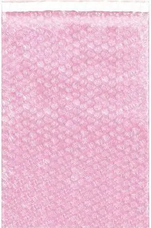 PARTNERS BRAND BOB2020AS Anti-Static Bubble Pouches, 20" x 20", Pink, PK100