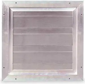 DAYTON 5NKN4 Damper,Backdraft,Wall Mount,19-3/4 In Sq