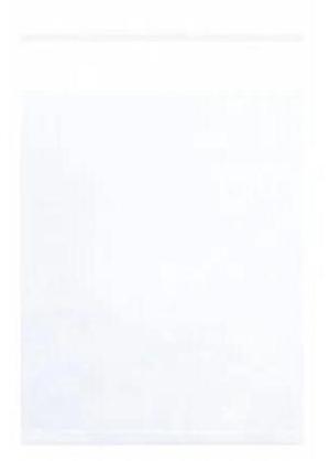 PARTNERS BRAND PBR115 Resealable Polypro Bags, 5-1/2" x 7-1/2", 1.5 mil, Clear,
