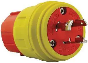 ERICSON 2310-PW6P-AM Watertight Locking Plug, L5-20P, 20 A, 125V AC, Single ERICSON 2310-PW6P-AM Watertight Locking Plug, L5-20P, 20 A, 125V AC, Single
