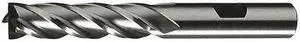 CLEVELAND C75040 6-Flute HSS Center Cutting Square Single End MIll Cleveland