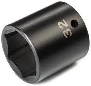 TEKTON SID22132 1/2 Inch Drive x 32 mm 6-Point Impact Socket