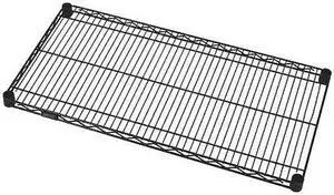 QUANTUM 1830BK Wire Shelf,18x30in,LdCap 600lb