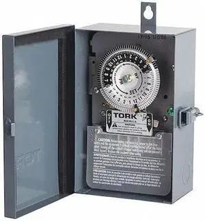 TORK 1109A-O Electromechanical Timer Switch,24 hr.