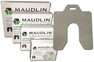 MAUDLIN PRODUCTS MSH003 Slotted Shim H-8 x 8" x 0.003", Pk20