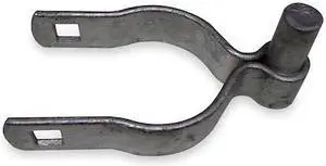 ZORO SELECT 4LVH4 Post Hinge,Steel,2-3/8 In Dia.