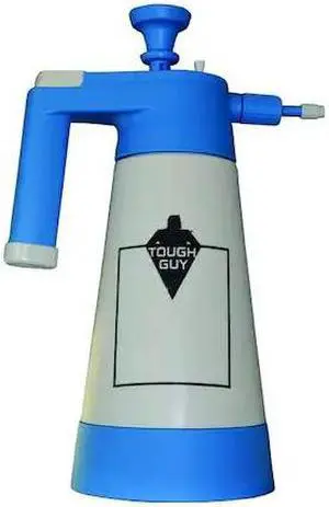 TOUGH GUY 35WT59 1.5L White/Blue, Plastic Compression Spray Bottle