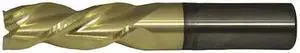 CLEVELAND C72352 3-Flute Carbide Square Single End High-Perf End Mill for Alum